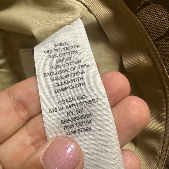 Coach Classic Signature C with Bow Bucket Hat - Picture 7 of 7